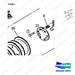 A153098 AXLE GP-DRIVE - parts diagram, item 1 shown - genuine Doosan / Bobcat forklift part