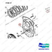A153129 AXLE AS-DRIVE - parts diagram, item 37 shown - genuine Doosan / Bobcat forklift part