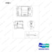 A154841 CONNECTOR GP-BATTERY - (SBE BLUE TYPE)-B13T-2,B15T-2 - full parts diagram, item 1 marked - genuine Doosan / Bobcat forklift part