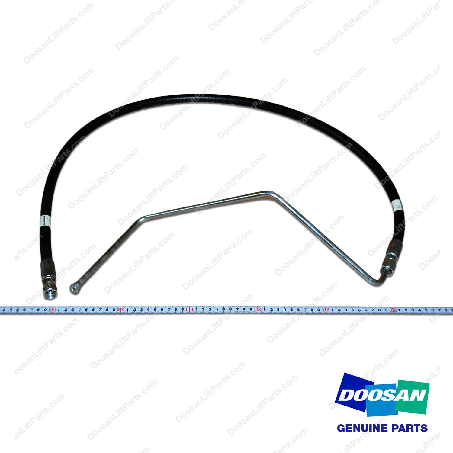 Tube As; Steer Axle Inlet-LH - Doosan Forklift Part A155551
