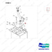 A158409 TANK GP - HYDRAULIC - parts diagram, item 3 shown - genuine Doosan / Bobcat forklift part