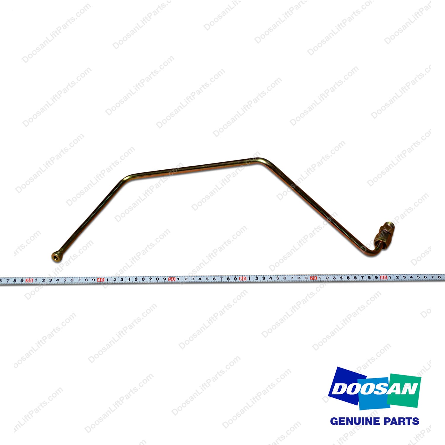 Pipe Assy;steer Axle Inlet - Doosan Forklift Part A158426