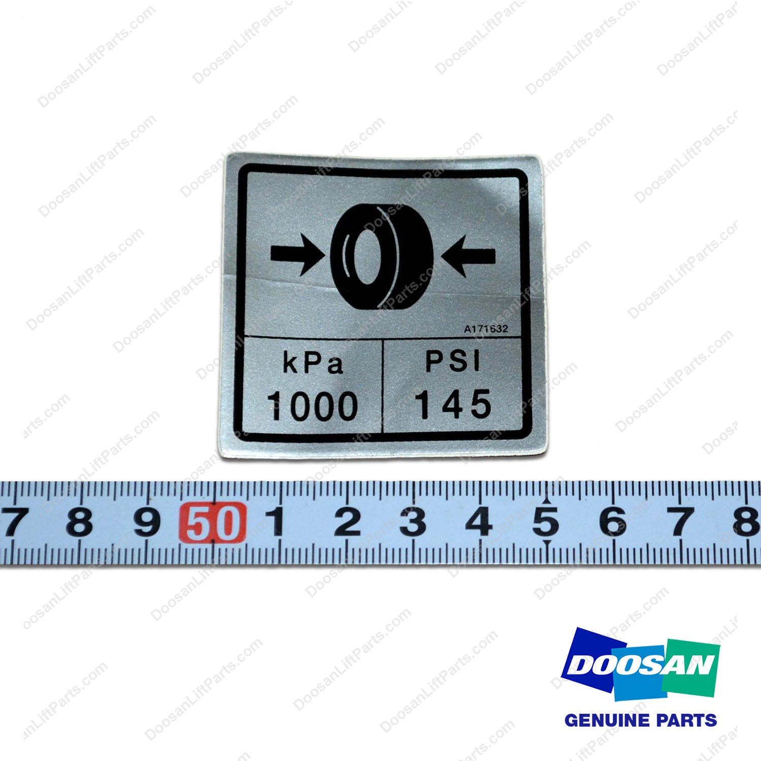 Film;tire Pressure - Doosan Forklift Part A171632