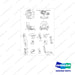 A172291 SEAT ASSY;STATIC,NACD,CLOTH - full parts diagram - genuine Doosan / Bobcat forklift part