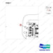 A174511 PANEL GP-CONTROL - parts diagram, item 7 shown - genuine Doosan / Bobcat forklift part