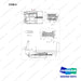 A174512 PANEL GP-CONTROL - full parts diagram, item 8 marked - genuine Doosan / Bobcat forklift part