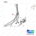 A175108 Lines Gp-Power Steering - parts diagram, item 5 shown - genuine Doosan / Bobcat forklift part