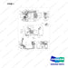 A200281 LINES GP-HYDRAULICS - BC18/20T(2/2) - full parts diagram, item 1 marked - genuine Doosan / Bobcat forklift part