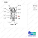 A200281 LINES GP-HYDRAULICS - BC18/20T(2/2) - parts diagram, item 1 shown - genuine Doosan / Bobcat forklift part
