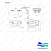 A200397 HOOD GP - BC15T - full parts diagram, item 6 marked - genuine Doosan / Bobcat forklift part