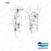 A200523 CONSOLE GP - full parts diagram, item 1 marked - genuine Doosan / Bobcat forklift part