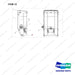 A200754 CONSOLE GP - full parts diagram, item 12 marked - genuine Doosan / Bobcat forklift part