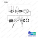 A200863 MOTOR GP-HYD. - full parts diagram, item 4 marked - genuine Doosan / Bobcat forklift part