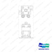 A201302 CONTACTOR-LINE - full parts diagram - genuine Doosan / Bobcat forklift part
