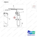 A209169 HOOD GP - BC15T - parts diagram, item 10 shown - genuine Doosan / Bobcat forklift part