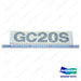 Film - Side Panel (GC20S) - Doosan Forklift Part A211828
