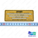 Plate;attach I.d(English) - Doosan Forklift Part A212102