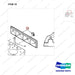 A213864 CYLINDER BLOCK GP - parts diagram, item 18 shown - genuine Doosan / Bobcat forklift part