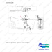 A215123 GAGE GP-OIL LEVEL - full parts diagram, item 1 marked - genuine Doosan / Bobcat forklift part