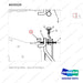 A215123 GAGE GP-OIL LEVEL - parts diagram, item 1 shown - genuine Doosan / Bobcat forklift part