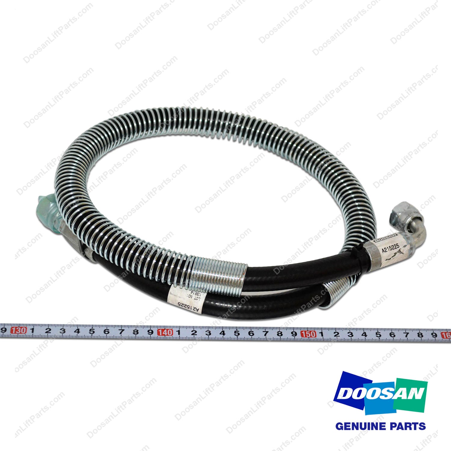 Hose Assy;straight-90ELBOW - Doosan Forklift Part A215225