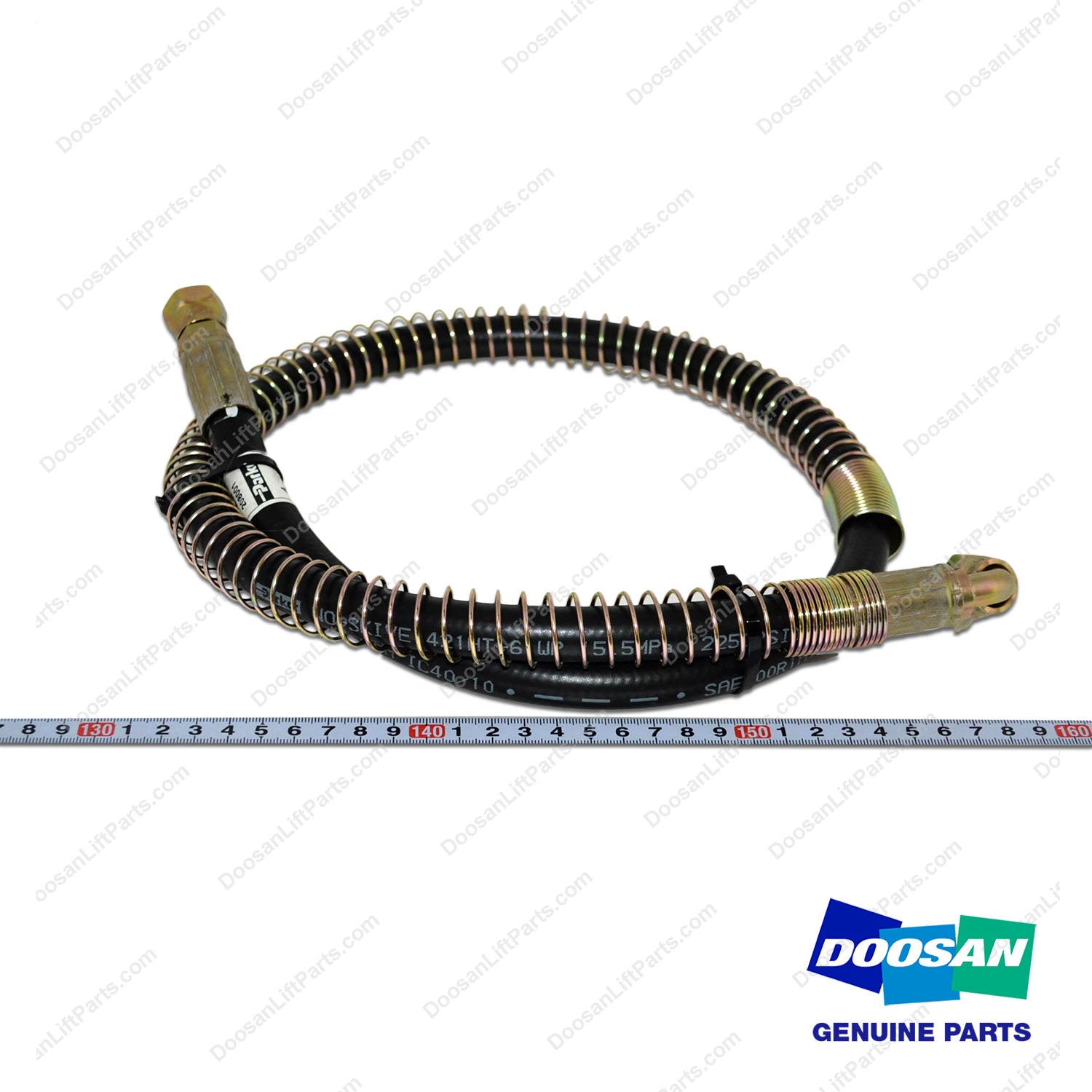 Hose Assy;straight-90ELBOW - Doosan Forklift Part A215252