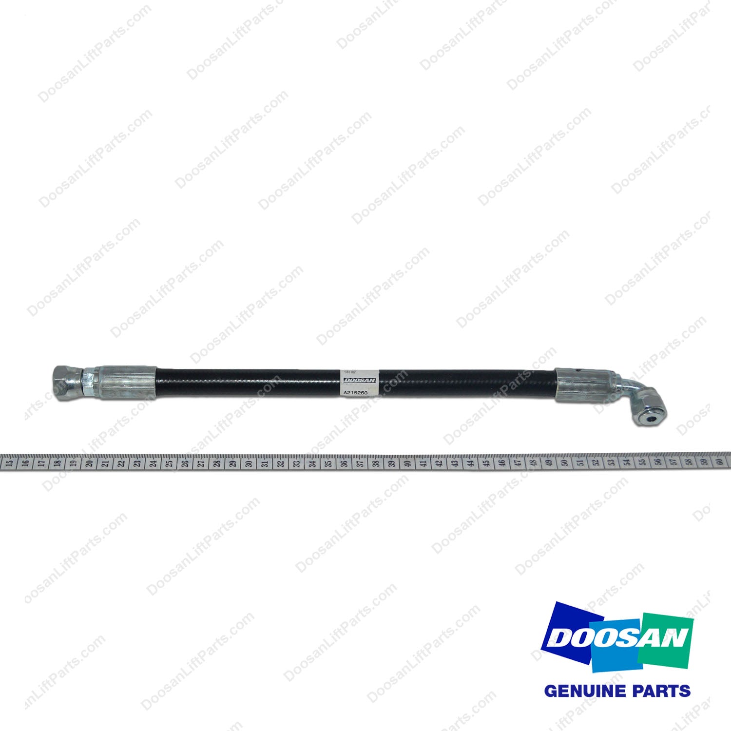 Hose Assy;straight-90ELBOW - Doosan Forklift Part A215260