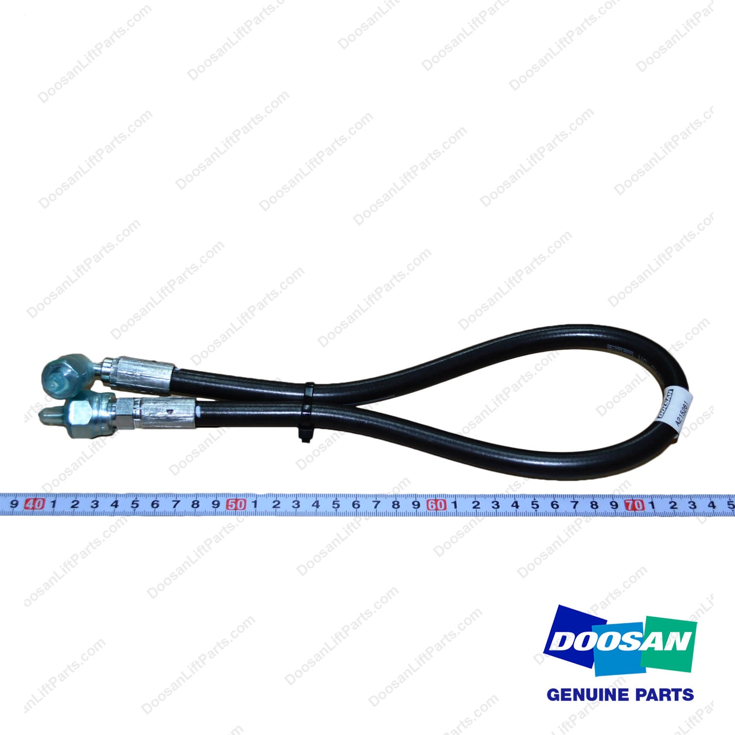 Hose Assy;straight-90ELBOW - Doosan Forklift Part A215261