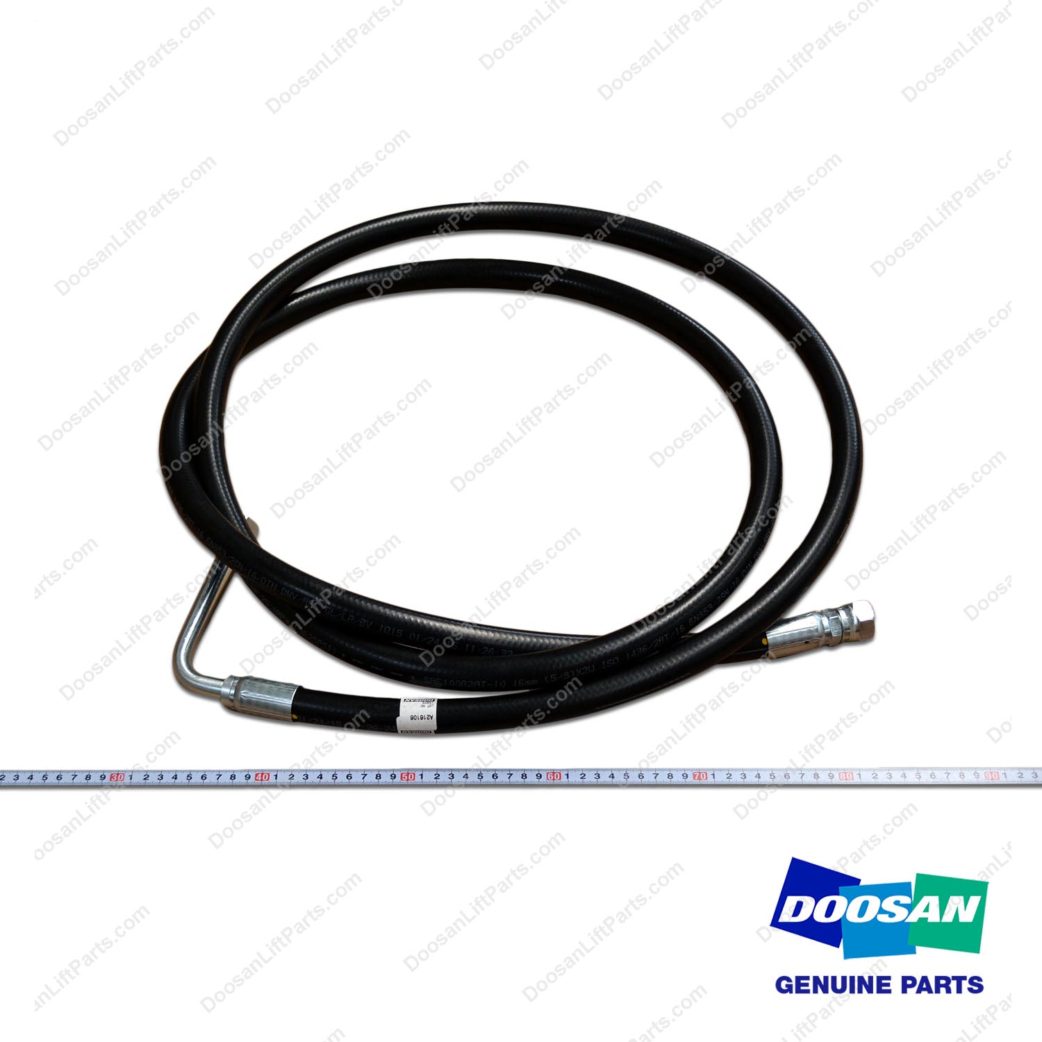Hose ASSY;90ELBOW-Straight - Doosan Forklift Part A216106
