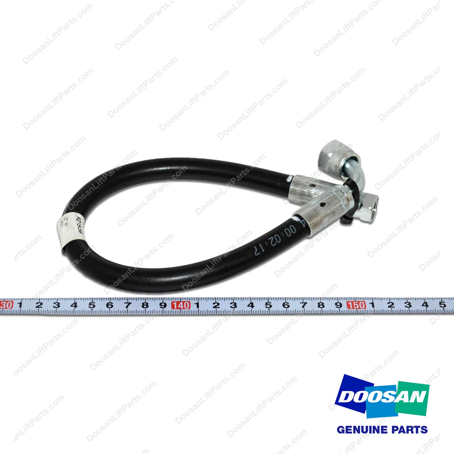 Hose Assy;straight-90ELBOW - Doosan Forklift Part A216459