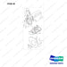 A218134 COVER-FLYWHEEL HOUSING & OIL PAN GP - full parts diagram, item 30 marked - genuine Doosan / Bobcat forklift part