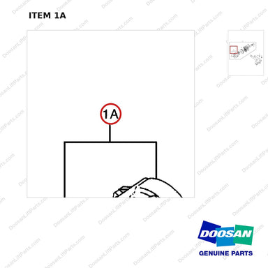 A218353AM DISTRIBUTOR GP - (LP, G420E)PART 2 OF 2 - parts diagram, item 1A shown - genuine Doosan / Bobcat forklift part