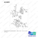 A218897 TRANSMISSION AS(PNEUMATIC) - PART 4 OF 4 - full parts diagram, item 3 marked - genuine Doosan / Bobcat forklift part