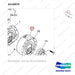 A218970 Drive Axle Ass'y - Dual Tire - parts diagram, item 37 shown - genuine Doosan / Bobcat forklift part