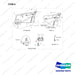 A221398 PANEL GP - TOP - full parts diagram, item 6 marked - genuine Doosan / Bobcat forklift part