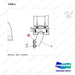 A221398 PANEL GP - TOP - parts diagram, item 6 shown - genuine Doosan / Bobcat forklift part