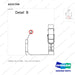 A221759 CRADLE AS-LP TANK - parts diagram, item 2 shown - genuine Doosan / Bobcat forklift part