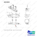 A221825 PLATE ASSY;LPG TANK - full parts diagram, item 2 marked - genuine Doosan / Bobcat forklift part