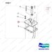 A225007 GAGE GP-OIL LEVEL - parts diagram, item 7 shown - genuine Doosan / Bobcat forklift part