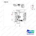 A225045 LINES GP-BRAKE - parts diagram, item 10 shown - genuine Doosan / Bobcat forklift part