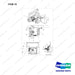 A225045 LINES GP-BRAKE - full parts diagram, item 10 marked - genuine Doosan / Bobcat forklift part