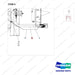 A225103 LINES GP-BRAKE - parts diagram, item 5 shown - genuine Doosan / Bobcat forklift part