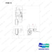 A231043 CLEANER GP-AR - full parts diagram, item 13 marked - genuine Doosan / Bobcat forklift part