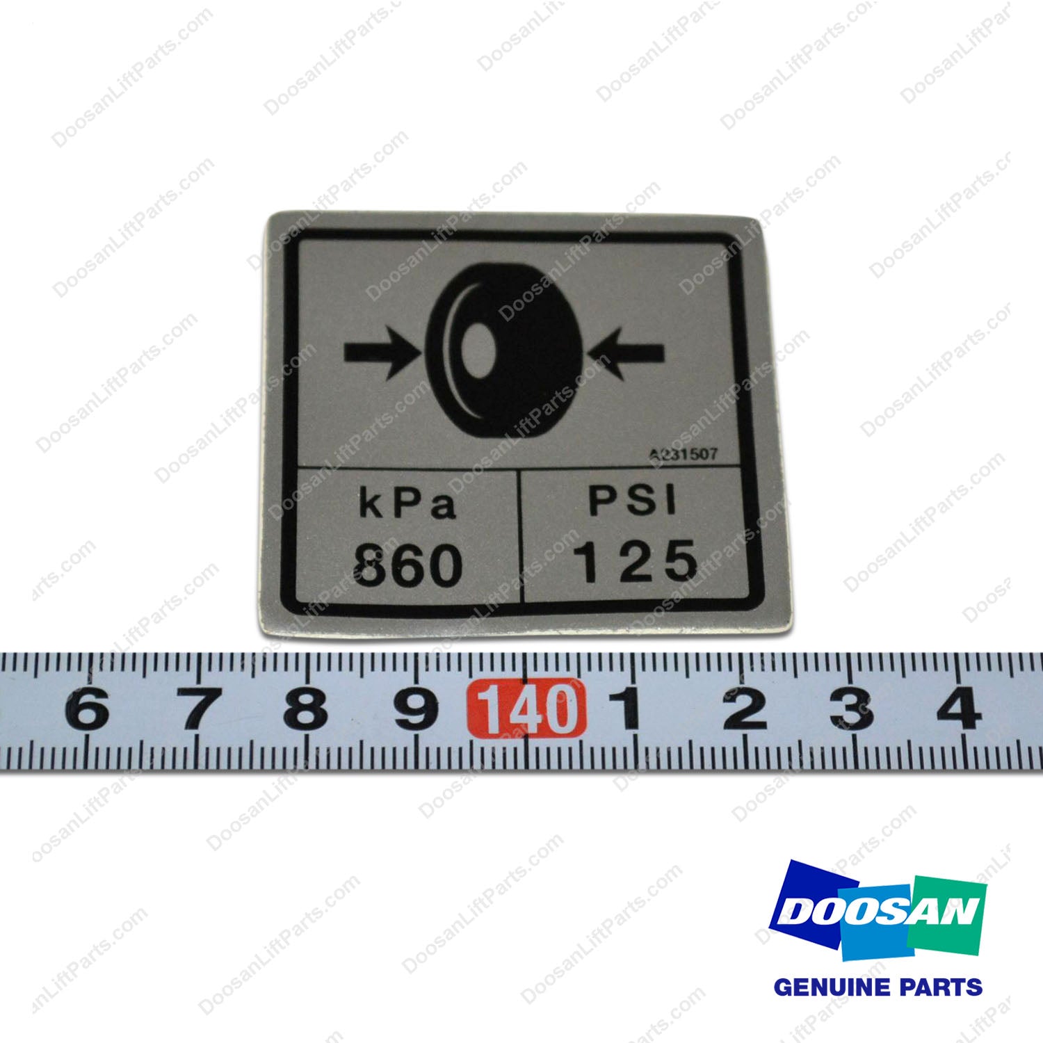 Film;tire Press - Doosan Forklift Part A231507