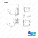 A231736 COOLING GROUP(G643E) - full parts diagram, item 6 marked - genuine Doosan / Bobcat forklift part