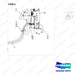 A231736 COOLING GROUP(G643E) - parts diagram, item 6 shown - genuine Doosan / Bobcat forklift part