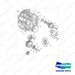 A233140 DRIVE GP-FAN - full parts diagram - genuine Doosan / Bobcat forklift part