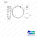 A233166 H0USING GP-RLYWHEEL - full parts diagram, item 1 marked - genuine Doosan / Bobcat forklift part