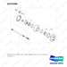 A233368 DRIVE AXLE - PART 3 OF 4-OCD BRAKE TYPE - full parts diagram, item 4 marked - genuine Doosan / Bobcat forklift part