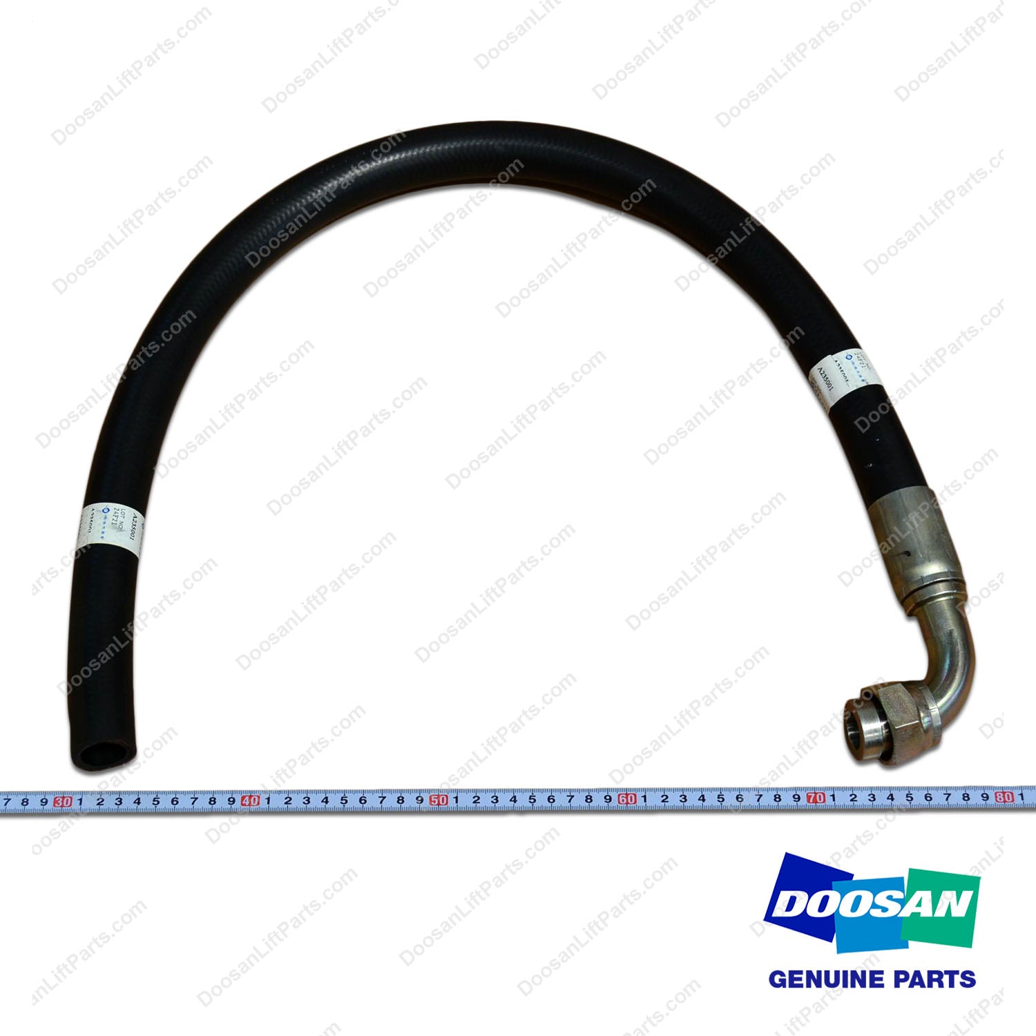 Hose ASSY;45ELBOW-Bulk - Doosan Forklift Part A235001